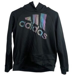 Adidas Rainbow Graphic Pullover Hoodie Sweatshirt